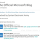 Illustration for article titled Microsofts Having a Rough Day Thanks to the Syrian Electronic Army